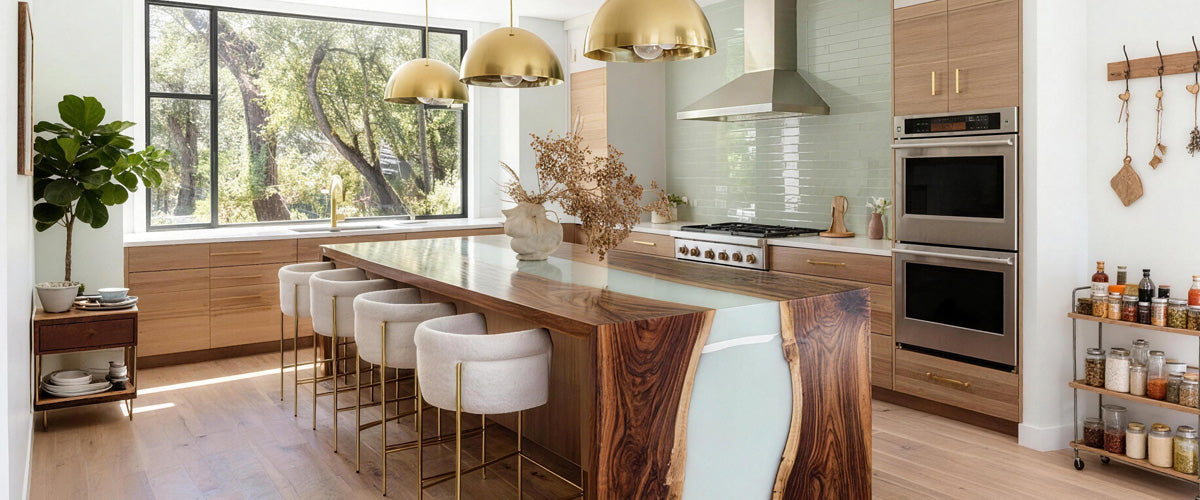 How We Transformed a Kitchen with a Custom Epoxy Island Top