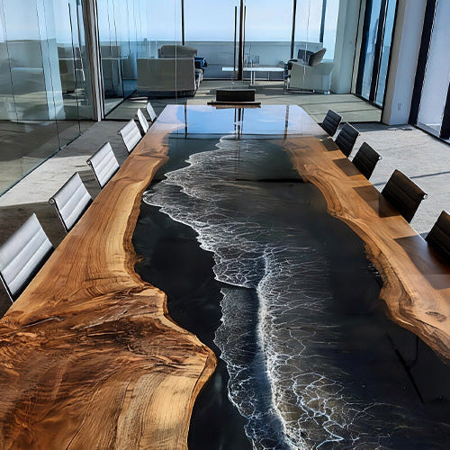 The Power of the Pivot: Transforming Corporate Hubs with Custom Epoxy Conference Tables