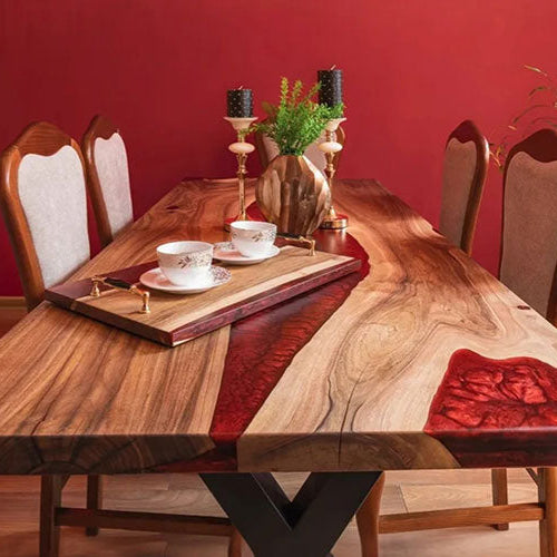 Straight Edge Epoxy Tables for Smarter Office Meetings