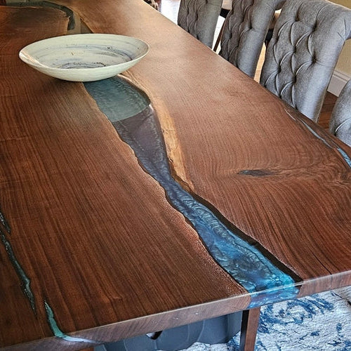 Epoxy River Dining Table