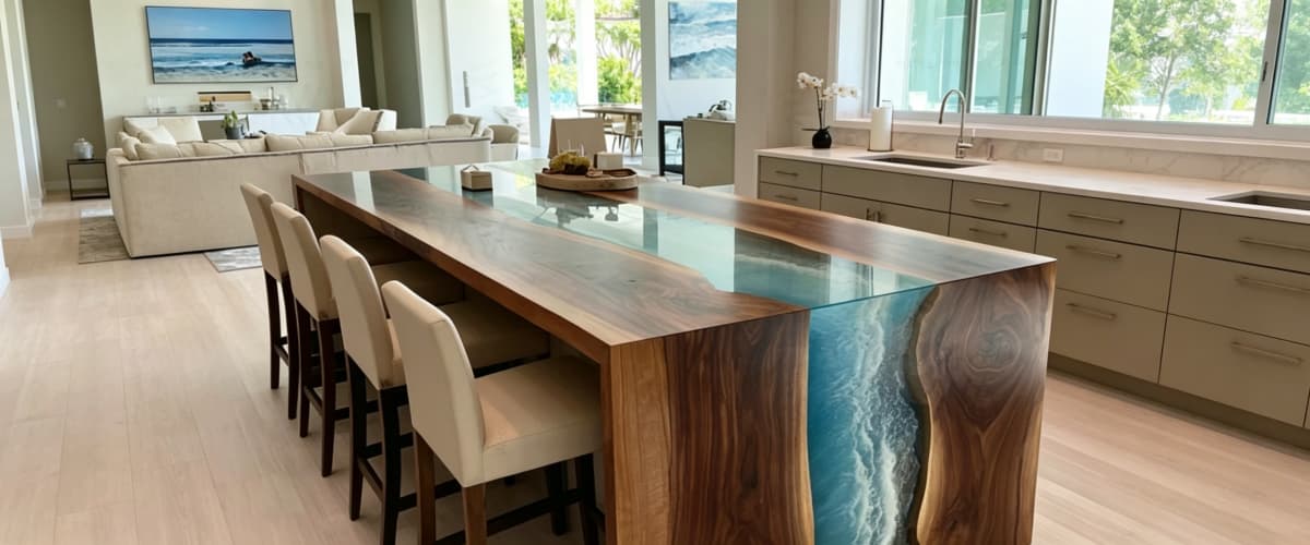 Epoxy Kitchen Countertop vs Granite Countertop