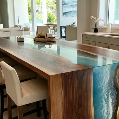 Epoxy Kitchen Countertop vs Granite Countertop