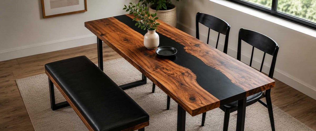 Epoxy Dining Table vs Traditional Dining Set: Which Is Better for Small Spaces?