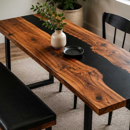 Epoxy Dining Table vs Traditional Dining Set: Which Is Better for Small Spaces?