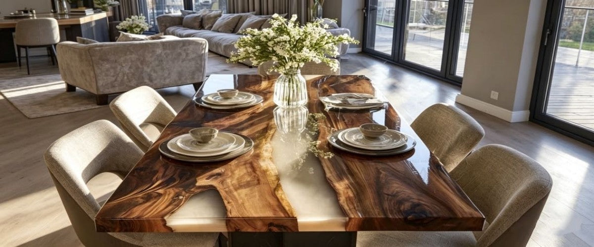 Epoxy Dining Table vs Marble Table: Cost and Durability