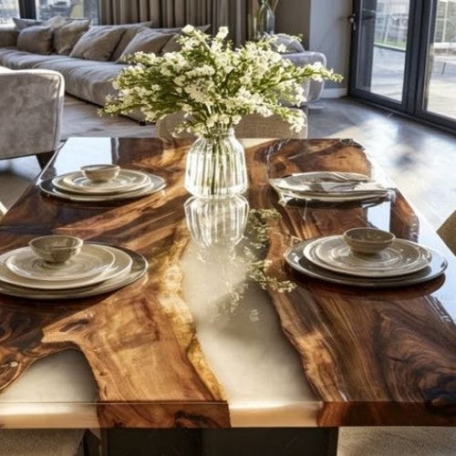 Epoxy Dining Table vs Marble Table: Cost and Durability