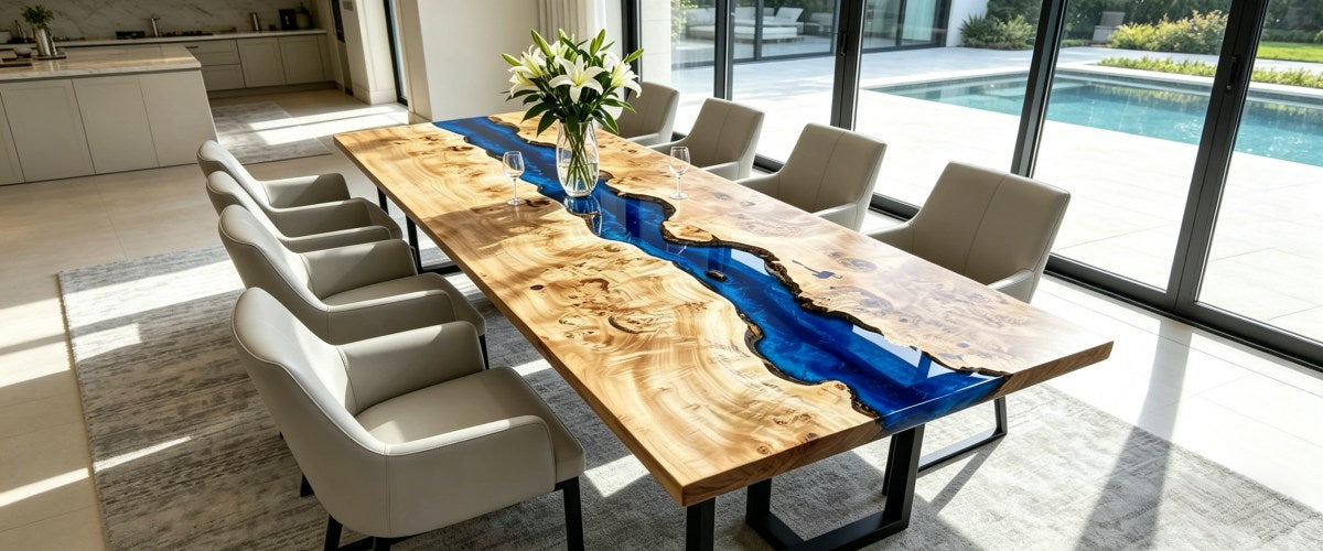 Best Table Base Options for Heavy Epoxy Dining Tables