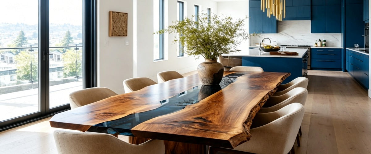 How to Customize a Live Edge Epoxy River Table Step by Step