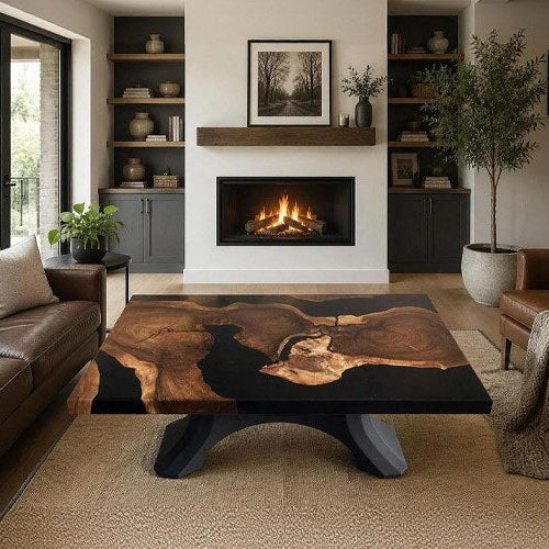 Black Walnut Epoxy Table Cost Breakdown by Size and Design