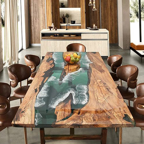 Custom Epoxy Dining Table Cost in the US: What to Expect