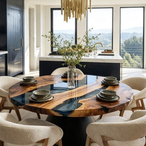 Nature or Innovation? Epoxy Coffee Table vs Solid Wood Coffee Table Explained