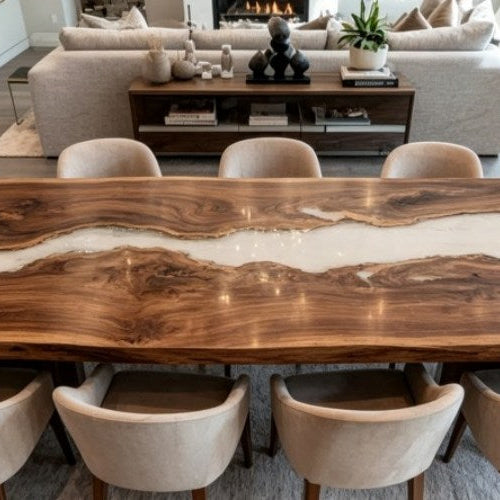How to Choose the Best Epoxy River Dining Table for a Large Family
