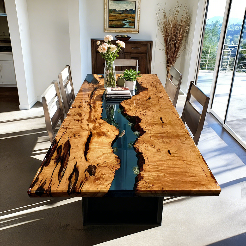 Brenda’s Lakeside-Themed Dining Table