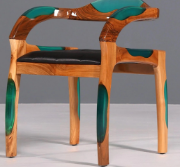 Custom Link for Jodi Solberg Walnut Epoxy Chair