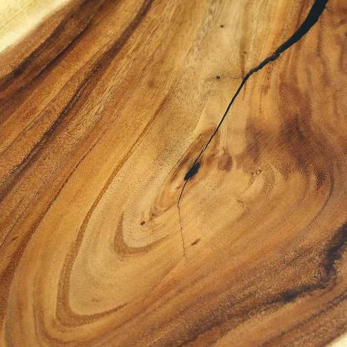 Live Edge Walnut Wood Black Epoxy Resin Square Table – Rustic Luxury Dining Centerpiece - R29