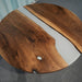 60 inch round resin dining table for family meals and entertaining