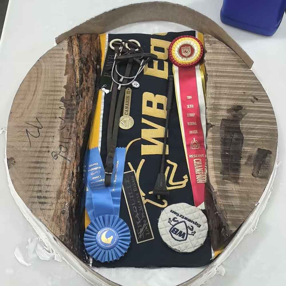 Sally’s Equestrian-Themed Coffee Table