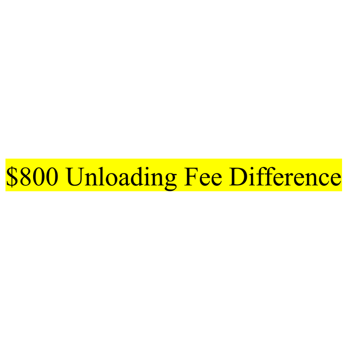 Payment Link for $800 Unloading Fee Difference – Bryan Howard