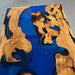 olive wood epoxy resin table for homes & restaurants in colorado