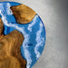 Custom Blue Ocean Epoxy Coffee Table