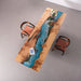 Custom Epoxy Resin Wave Conference Table