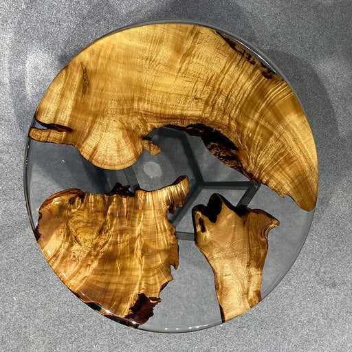 Custom Handmade Transparent Epoxy Coffee Table