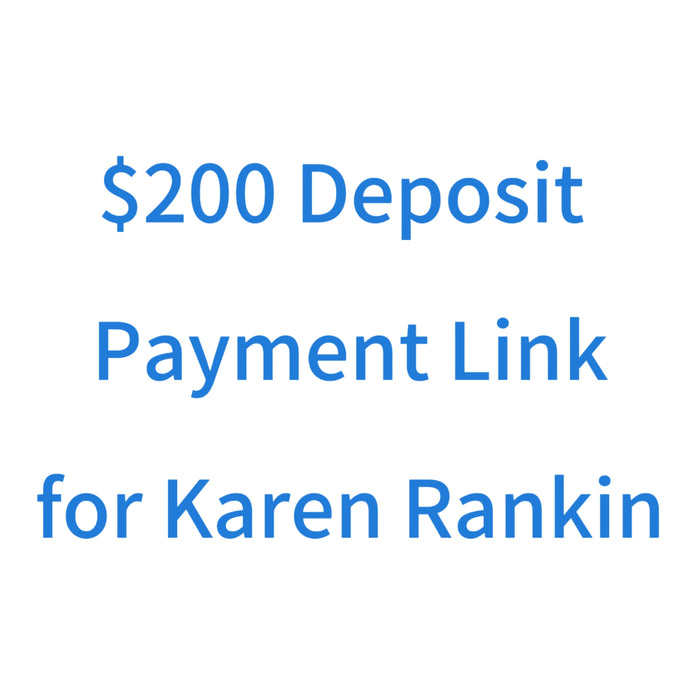 $200 Deposit Payment Link for Karen Rankin -  40" x 74"  Burl Wood Epoxy Table