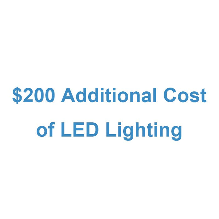 $200 Additional Cost of LED Lighting - WCT1462 - WorldCustomTable