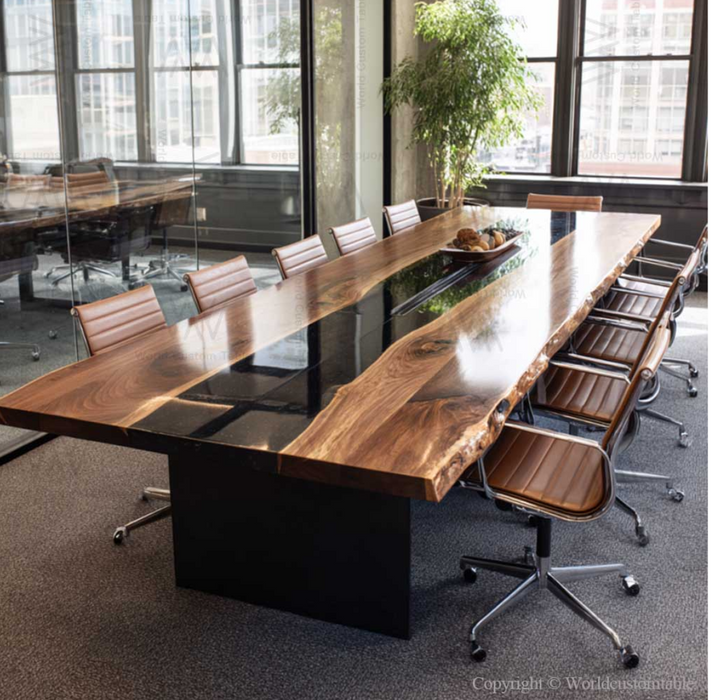 $200 Deposit Payment for Tara - 168” x 48” Olive Epoxy Table
