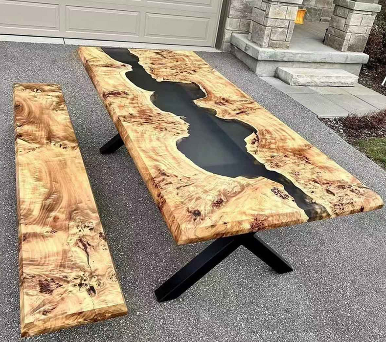 Custom Paymnet Link for Magaly - 72×36 Poplar Wood Epoxy Table