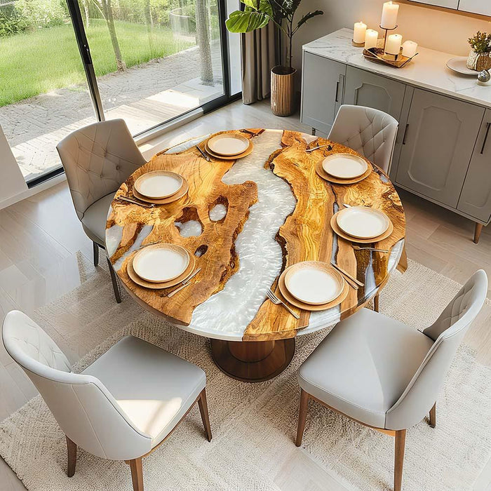 luxurious epoxy dinning & coffee table for home decors in las vegas