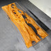 sleek wooden epoxy dinning & coffee table for modern homes in texas