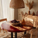 solid wood epoxy dinning & coffee table for vintage homes in florida