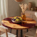 unique wooden epoxy coffee table for living rooms in florida