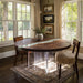 natural black walnut clear epoxy resin table for dinning & living spaces in california