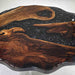 premium wooden black epoxy coffee table for living spaces in florida
