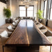 Luxury epoxy conference table displayed in a modern boardroom