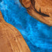 Luxury Olive Wood River Table with Epoxy Inlay