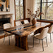 square wooden epoxy resin tables for dinning & living spaces in new jersey