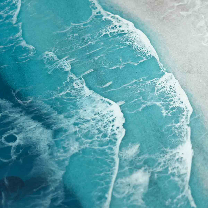 black walnut wooden epoxy resin table for dinning & living rooms in miami