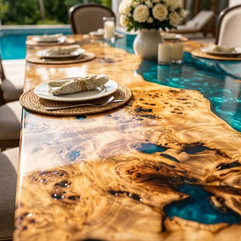 Elena’s Blue Bay Dining Table