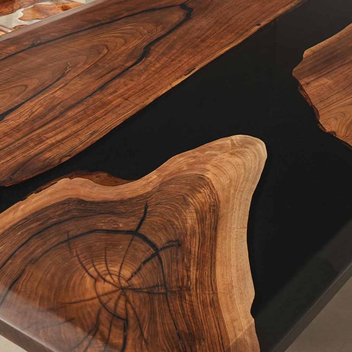 Close-up of a wooden surface with natural grain patterns