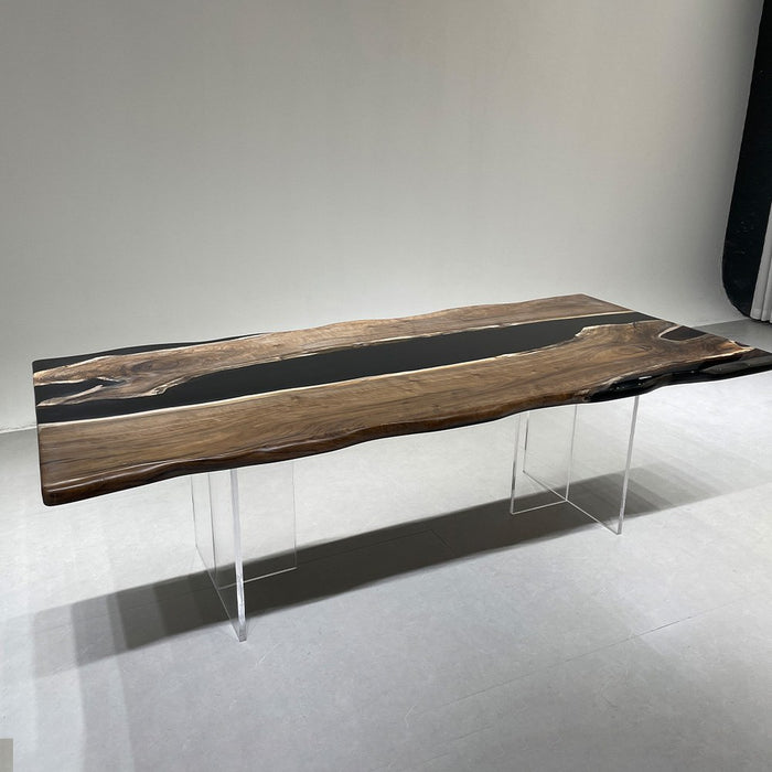 executive black walnut conference table for a boardroom