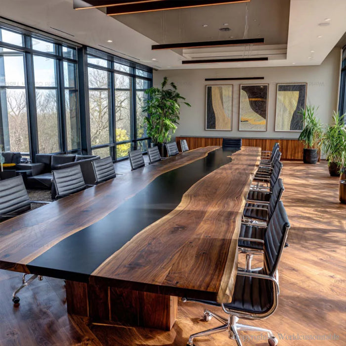 Custom Payment Link for John Deckert - W48” x L108” Black Walnut Epoxy Conference Table