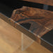Extra large black walnut epoxy table, handcrafted and ships from USA