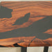 Ready to Ship Black Epoxy Walnut Dining Table