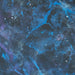 Handmade walnut dining table with mesmerizing starry sky blue epoxy resin river.
