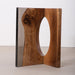 Handmade walnut epoxy table leg design for luxury furniture