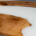 In stock white epoxy dining table with 4 to 7 week delivery