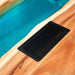 Luxury live edge office table handcrafted with epoxy resin